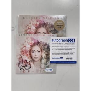 Lindsey Stirling SIGNED Duality CD AUTOGRAPHED COA ACOA Card Eye Of The Untold 3